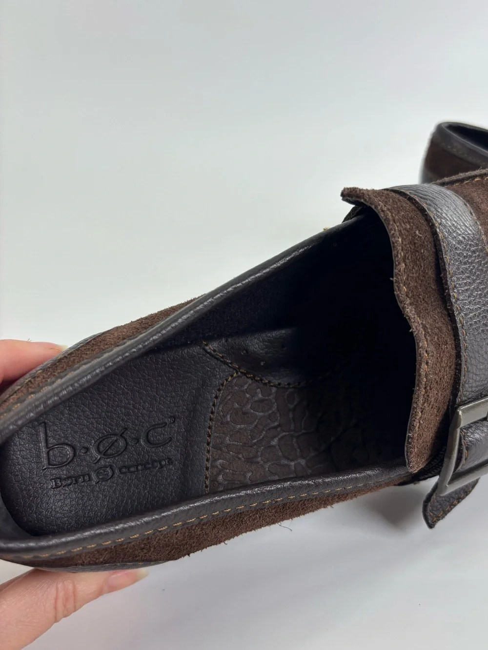 B.o.c. Born Erna brown suede leather loafers 7.5